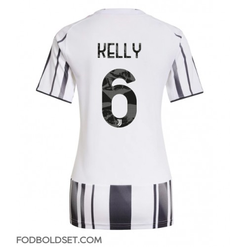 Juventus Lloyd Kelly #6 Hjemmebanetrøje Dame 2025-26 Kortærmet